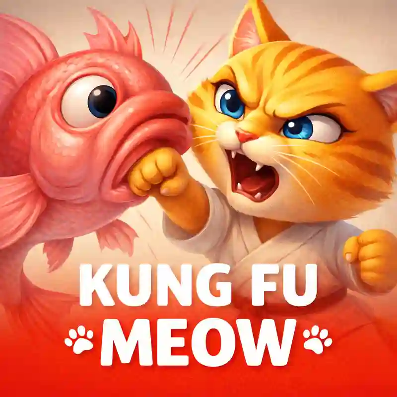 Kung Fu Meow Slot Game Logo